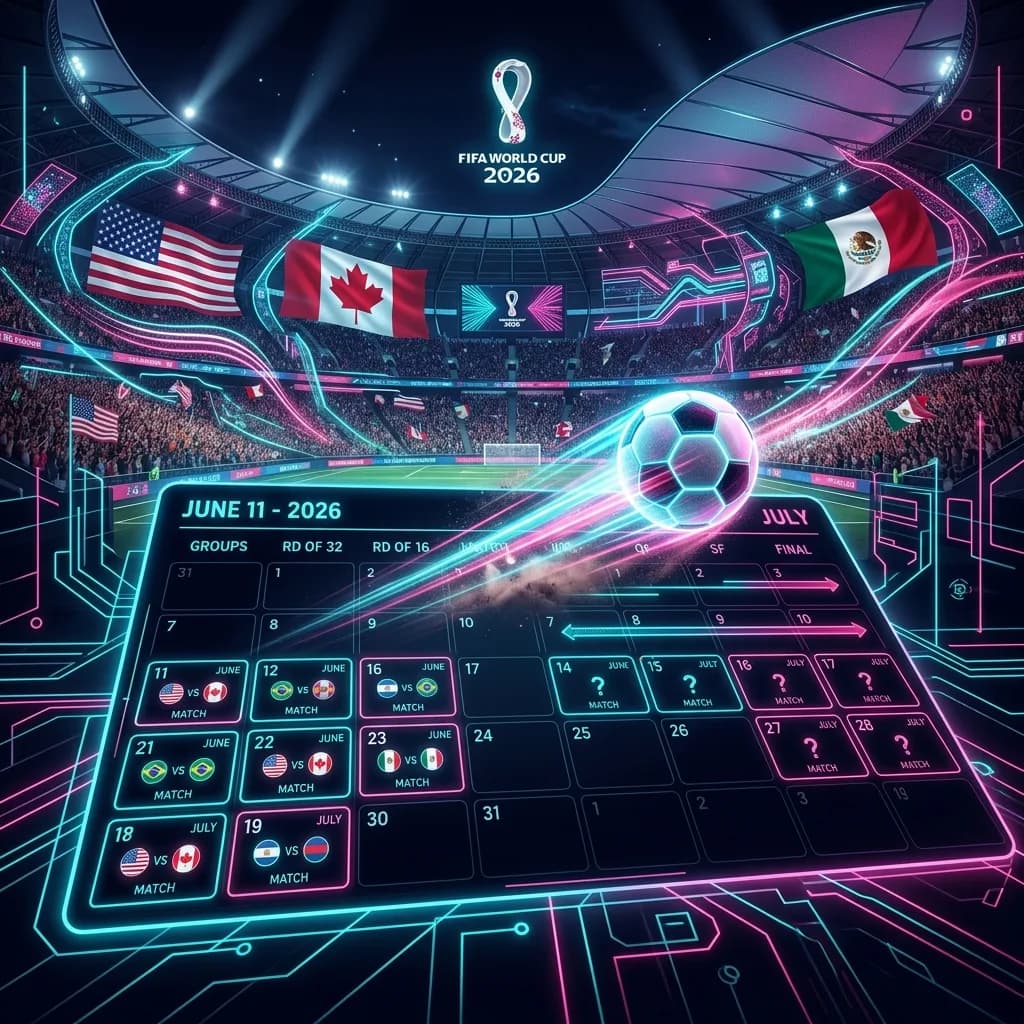جدول مباريات كأس العالم 2026 بالكامل