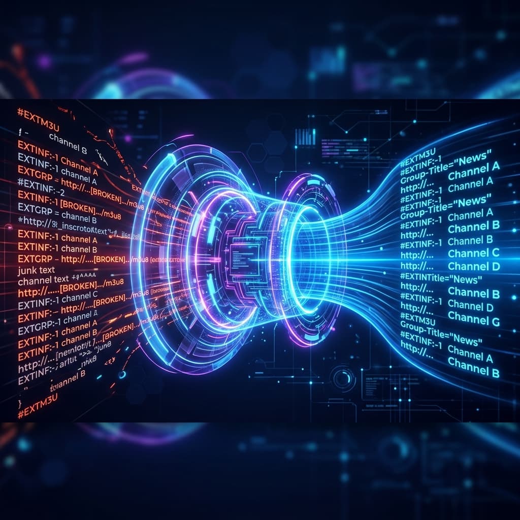 M3U Listenizi Temizleyin ve Optimize Edin (Ücretsiz)