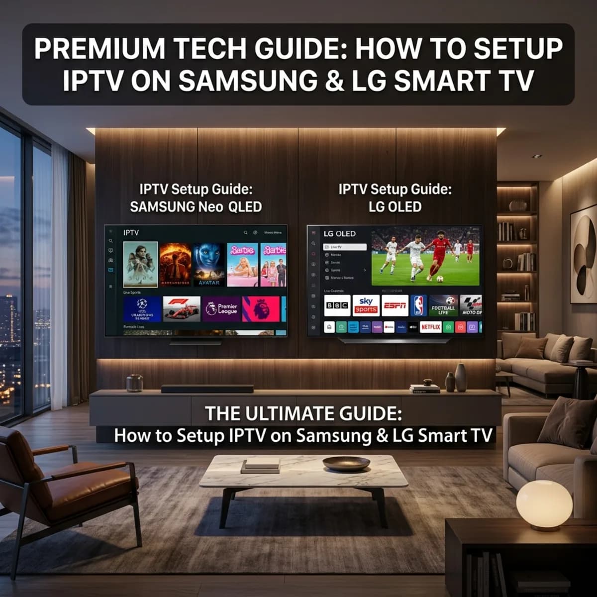 Samsung ve LG Smart TV'de IPTV Kurulumu (2026)