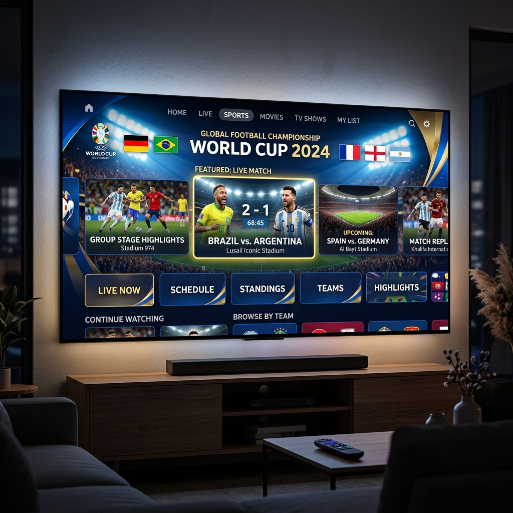 Streaming de la Coupe du monde 2026 sur Roku